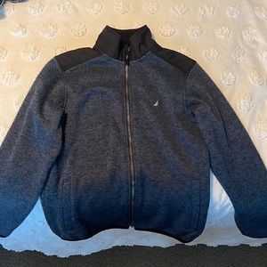 Nautica Kid’s Blue & Black Lightweight Jacket Size L
